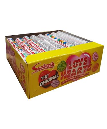 Swizzels Love Hearts Giant Sparkling Sweets Swizzels Matlow Candy 39g (pack of 24)