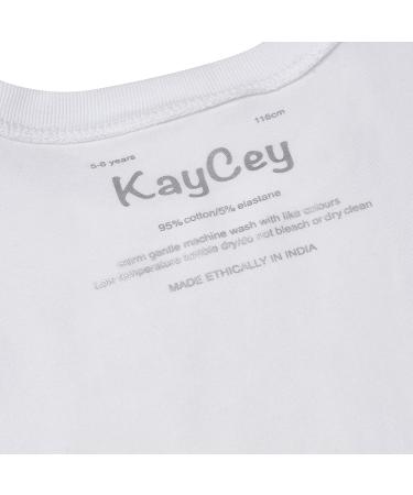 Kaycey Special Needs Clothing: Short Sleeve Popper Vest Bodysuit for Children 11-12 Years White - Buy Online on GoSupps.com