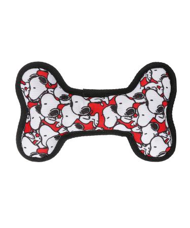 Peanuts Snoopy Dog toys from Oxford bones |Official license product Peanut's dog toys for all dogs |Red dog bone cake stuff with a repeated snoopy imprint One Size Snoopy Oxford Bone