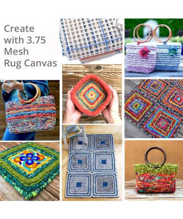 Color Crazy Rug Hooking Mesh Canvas - 3.75 Mesh (44? x 60?) + Free Pattern - Buy Online on GoSupps.com