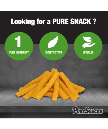 PureSnacks Sweet Potato Jerky Dog Treats 1 Ingredient Made in Thailand 30oz - Buy Online on GoSupps.com