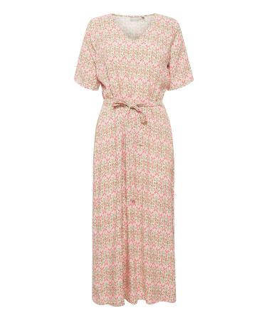 fransa FRFUN DR 3-20612313 Women's Casual Dress XXL Geranium Mix C (202064)