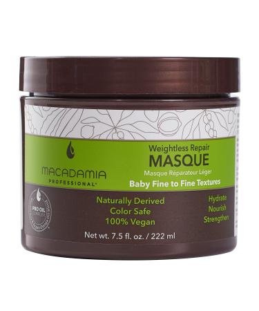 Macadamia Professional Weightless Repair Masque Baby Fine to Fine Textures  7.5 fl oz (222 ml)
