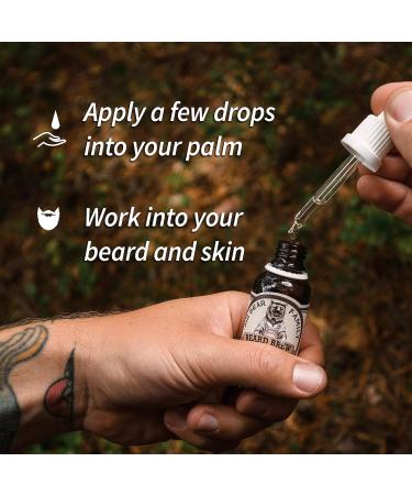 Wilderness Beard Oil for Men - 30ml - Jojoba & Argan Oil Blend for Healthier Growth and Softening - Nourishing Scented Moisturizer - Buy Online on GoSupps.com