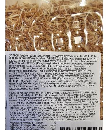  DIBYS Kadayif Fried 2x200g - Kadaif Angel Hair Food - Ideal for Dubai or Baklava Chocolate - Ready to Use Kataifi - Kadaif Dough fo - Buy Online on GoSupps.com