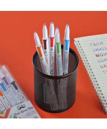 Mr. Pen Double Line Pen 6 Pack - Assorted Colors for Bible Journaling and Drawing - Buy Online on GoSupps.com