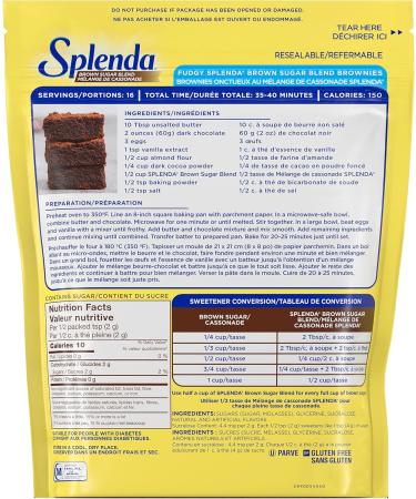 Splenda Brown Sugar Blend Low Calorie Sweetener (454g - Pack of 3) 454 g (Pack of 3) - Buy Online on GoSupps.com