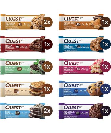 Quest Nutrition Ready To Drink Chocolate Protein Shake High Protein Low Carb & Ultimate Variety Pack Protein Bars High Protein Low Carb Gluten Free - Buy Online on GoSupps.com