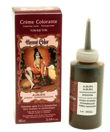 Henne Color Auburn Henna Hair Colouring Cream 90 ml