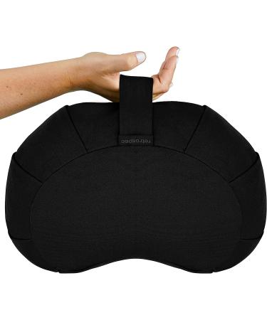 Retrospec Sedona Zafu Meditation Cushion with Buckwheat Fill - Yoga Pillow, Machine Washable, 100% Cotton Cover - Black - Buy Online on GoSupps.com