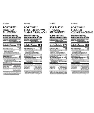 Pop-Tarts Toaster Pastries 5 Flavor Variety Pack Breakfast Foods Fun Snacks for Kids 5 Boxes (60 Pop-Tarts) - Buy Online on GoSupps.com