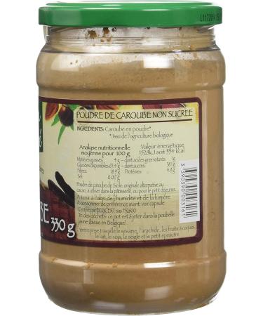 Jean Herv Organic Carob Powder 330 g - Buy Online on GoSupps.com