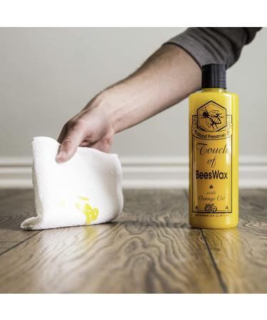Beeswax Furniture Polish & Conditioner with Orange Oil - 16oz - Wood Floor Scratch Repair, Feed Into Hardwood, Restore & Protect Cabinets - Buy Online on GoSupps.com