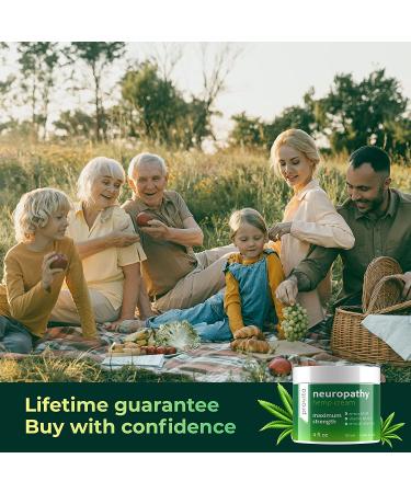 Organic Neuropathy Relief Cream for Hands, Feet, Carpal Tunnel, Legs & Toes - 4oz - Made in USA - Buy Online on GoSupps.com
