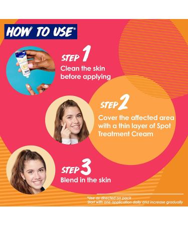 Clearasil Stubborn Acne Control 5 in 1 Spot Treatment Cream - 1 oz | Fast-Acting Acne Solution | International Shipping Available - Buy Online on GoSupps.com