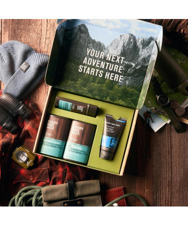 Every Man Jack Men's Sea Minerals + Citron Gift Set - Clean Ingredients Body Wash 2-in-1 Shampoo Deodorant & Face Wash for Ultimate Grooming - Buy Online on GoSupps.com