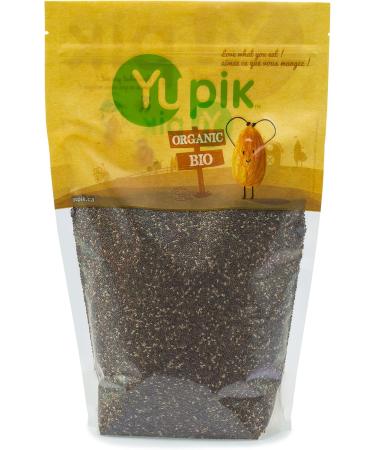Yupik Organic Black Chia Seeds Non-GMO Vegan Gluten-Free 1Kg & Raw Sunflower Seeds (No Shell) 1Kg (Packaging May Vary) 1000 g (Pack of 1) Black Chia Seeds+ Sunflower Seeds - Buy Online on GoSupps.com