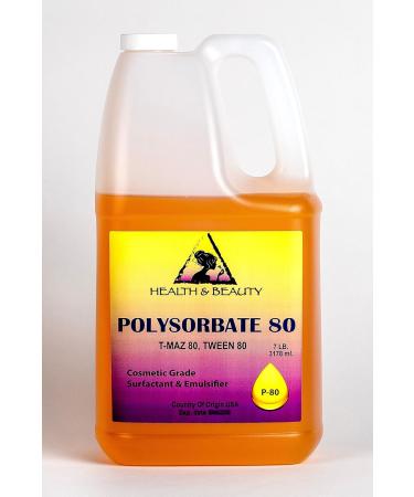 Polysorbate 80 T-MAZ 80 Tween 80 Solubilizer Surfactant & Emulsifier 100% Pure 128 oz 7 LB 1 gal - Buy Online on GoSupps.com