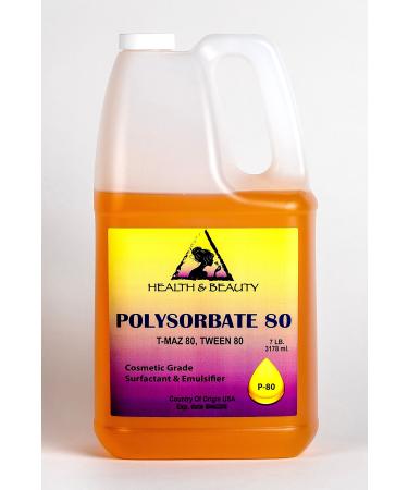 Polysorbate 80 T-MAZ 80 Tween 80 Solubilizer Surfactant & Emulsifier 100% Pure 128 oz 7 LB 1 gal