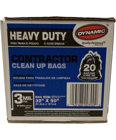 5 Star 20 Count Large 3mil Garbage Bags - Buy Online on GoSupps.com