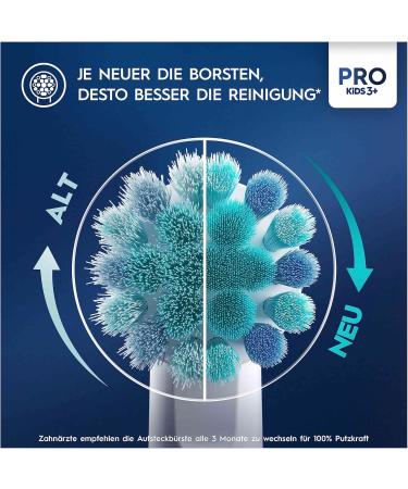 Oral-B Pro Kids Cars Electric Toothbrush | Children's Electric Toothbrush with Sensitive Mode Extra Soft Bristles & 4 Stickers | Perfect for Ages 3+ | Red/Blue - 1 Pack - Buy Online on GoSupps.com