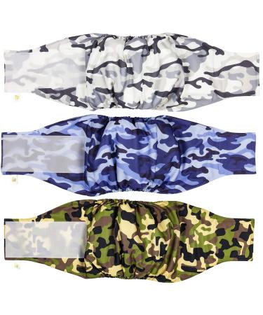 Diapers for male dogs 3 pieces (CAMO L) CAMO L