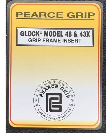 Pearce Grips Frame Insert for Glock 43X/48 - Enhanced Grip and Functionality - Buy Online on GoSupps.com
