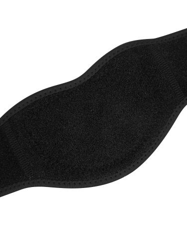 Self-Heating Neck Bandage - Winter Warmer with Magnetic Therapy | Neck Pain Relief & Support | Velcro Fastener | Black - Buy Online on GoSupps.com