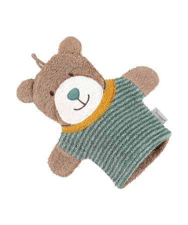 Buy Sterntaler Bear Ben Washing Glove & EMMI Hooded Towel Bundle - 100% Cotton Quick Dry Bath Poncho for Kids - International Shipping Available - Buy Online on GoSupps.com