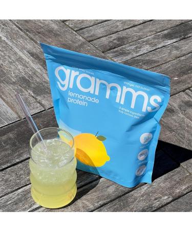 GRAMMS Clear Protein Powder 20G Protein for Women & Men | Lactose Free Grass-Fed Whey Isolate Gluten Free Zero Sugar Gut Friendly Non-Bloating (Lemonade-18 Servings) Lemonade 1.01 Pound (Pack of 1) - Buy Online on GoSupps.com