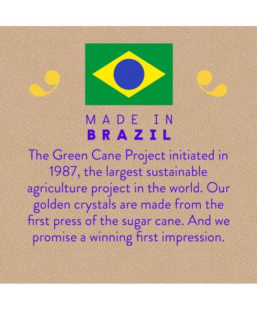 BONRAW Organic Demerara Sugar Granulated Natural Unrefined Cane Sugar Brown Vegan - 1kg - Buy Online on GoSupps.com