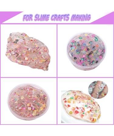 Fruit Nail Art Slime Charms Supplies - 15 Styles 3D Polymer Fimo Slices for DIY Nail and Lip Gloss Making - Buy Online on GoSupps.com
