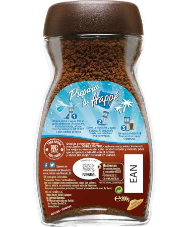  Nescafe Nescafe Classic Nature Instant Coffee 7 oz (2 pieces) - Buy Online on GoSupps.com