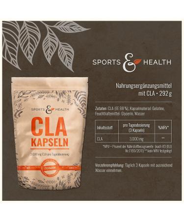 High Dosage CLA Capsules 210 Count - 3000mg Daily Dose - Conjugated Linoleic Acid - Optimize Weight Loss & Boost Metabolism - International Shipping Available - Buy Online on GoSupps.com