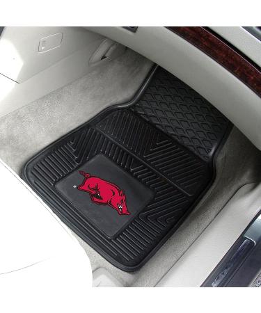 University of Arkansas Razorbacks Car Mat - 18x27 Front | FANMATS 8762 NCAA Vinyl Heavy Duty - Buy Online on GoSupps.com