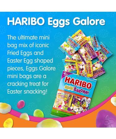 Easter Egg Gummy Sweets Multipack - Pack of 6 x 160g Fried Egg & Mini Eggs Fruit Flavour Gums with Soft Foam. Pick n Mix Sweets Bags for Easter Egg Hunt Easter Gifts for Kids with Topline Card - Buy Online on GoSupps.com