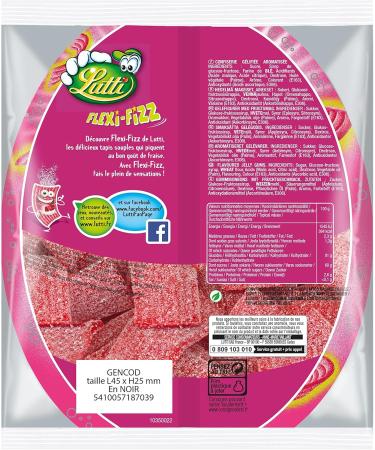 Lutti Fraise Flexi-Fizz Fili Tubs 225 g - Buy Online on GoSupps.com