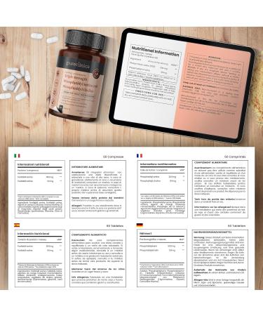 Buy Triple Strength Phosphatidylserine & Phosphatidylcholine - 120 Tablets (2 Bottles of 60) | Enhance Cognitive Function & Memory | International Shipping Available - Buy Online on GoSupps.com