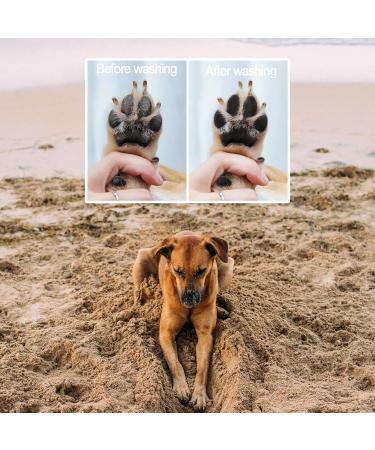 Coality Dog Paw Cleaner - Portable Silicone Paw Cleaner for Dogs | Removes Mud, Muck & Dirt | Includes Lanyard, Microfiber Towel & Bathing Brush | Essential for Pet Owners - Buy Online on GoSupps.com