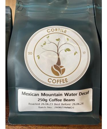 Mexican Mountain Water De Caf Coffee Beans 250g Small Batch Freshly Roasted in Wales Uk