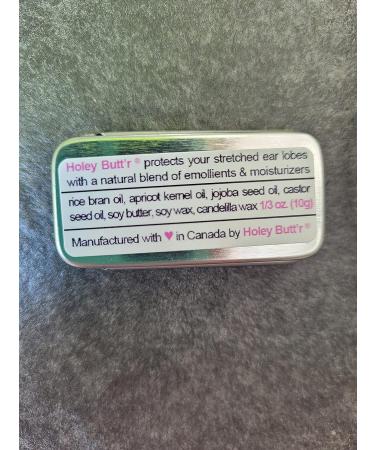 Zaya Body Jewelry Holey Butt'r .35 oz Vegan Ear Gauge Stretching Lobe Cream - Buy Online on GoSupps.com