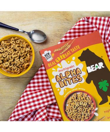 BEAR Alphabites C r ales multigrains pour enfants Haute teneur en fibres Saines 350 g (lot de 4) - Buy Online on GoSupps.com