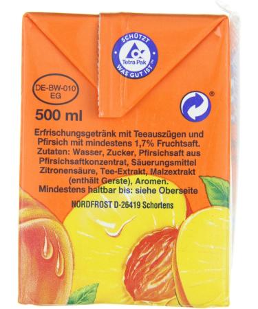  meinT meinT 12 x 500ml Peach Iced Tea Bags - Buy Online on GoSupps.com