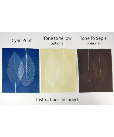Cyanotype 8 x 10 Paper 12 Pack - White | High Quality Sun Printing Paper - Buy Online on GoSupps.com