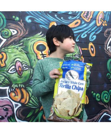 Perfection Snacks Vegan Gluten-Free Restaurant Style White Corn Tortilla Chips, 12oz (Pack of 3) - Sea Salt Flavor - Buy Online on GoSupps.com