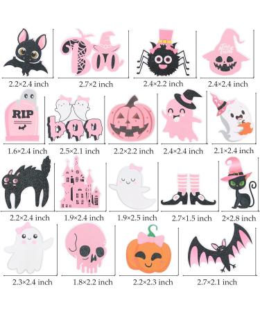 Halloween Witch Theme Party Decoration Happy Halloween Glitter Cupcake Toppers for Kids Birthday Party Trick-or-Treat Favor Supplies SET of 24 - Buy Online on GoSupps.com