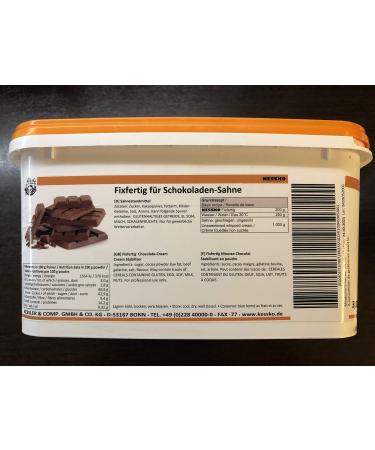 Cream stand chocolate 900 g Kessko cream stock chocolate 0.9 kg
