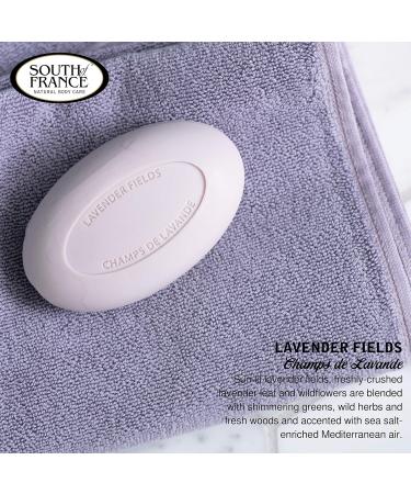 South of France Lavender Fields Clean Bar Soap: Triple-Milled French Soap with Shea Butter | Vegan Non-GMO Body Soap | 6 oz Bar 4 Pack - Buy Online on GoSupps.com