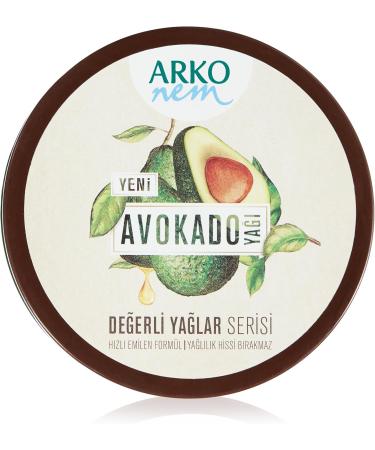 Arko Nem Creme Avocado Oil Cream for Body Face and Hands 250 ml Tin - Buy Online on GoSupps.com