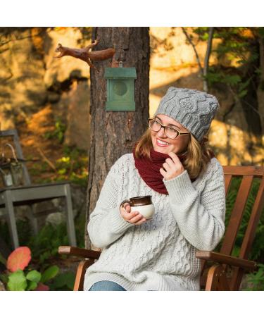 Relaxdays Squirrel Feeder House Feeding Station Box Hanging Wooden HWD: 17.5 x 14 x 25 cm Natural Spruce Wood Brown Pack of 1 - Buy Online on GoSupps.com